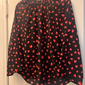 Ann Taylor Black and Red top